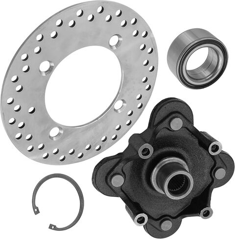 Caltric Wheel Hub and Bearing and Disc Compatible with Polaris General 1000 2019-2026 / General 4 1000 2019-2022 Front Rear in Kuwait