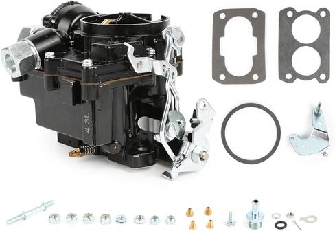 3310-807764A1 Marine Carburetor Compatible for 2 BBL V6 4.3L Mercarb Mercruiser Boats Marine Engine in Kuwait