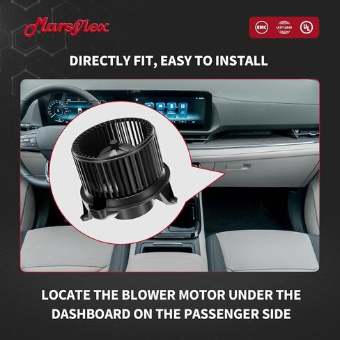 Marsflex Front Blower Motor 700174 for 2004-2015 Nissan Infiniti Titan Armada QX56 2005 2006 2007 2008 2009 2010 2011 2012 2013 2014 Automotive Replacement Blower Motor Fan OE: 27226ZH00A, 27226-ZH00A in Kuwait