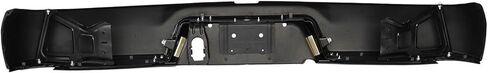 Black Rear Step Bumper Steel w/o Sensor Holes for 2009-2018 Dodge Ram 1500, 2010-2012 Ram 2500 3500 without Dual Exhaust, CH1103120 in Saudi Arabia