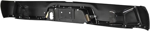 Black Rear Step Bumper Steel w/o Sensor Holes for 2009-2018 Dodge Ram 1500, 2010-2012 Ram 2500 3500 without Dual Exhaust, CH1103120 in Saudi Arabia
