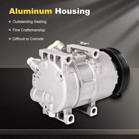 CO11218C 178317 Air Conditioning AC Compressor with Clutch Compatible with Hyundai Sonata 2.0L 2.4L 2011-2014, Kia Optima 2.0L 2.4L 2011,Replaces 977013R000, 4716044, 10A1086, 890174 in Saudi Arabia