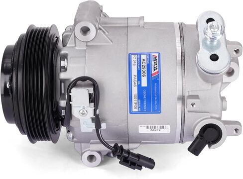MOCA AC Compressor with Clutch 68222 Fits 2014-2017 for Buick Regal L4 2.0L & 2013-2015 for Chevrolet Malibu L4 2.5L & 2016-2017 for GMC Terrain L4 2.4L & 2016-2017 for Chevrolet Equinox L4 2.4L in Kuwait