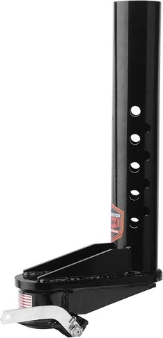 8" Offset Gooseneck Hitch Extender,Gooseneck Coupler for 2-5/16" Gooseneck Ball, Fits 4" Round Tube Gooseneck Trailers, Provides Extra Clearance & Improved Turning Safety for Short Bed Trucks in Saudi Arabia