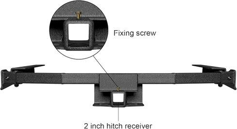 for 2020-2023 Toyota Highlander Steel Class 3 Trailer Hitch 2" Rear Tow Receiver（Black Texture） in Saudi Arabia