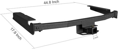 for 2020-2023 Toyota Highlander Steel Class 3 Trailer Hitch 2" Rear Tow Receiver（Black Texture） in Saudi Arabia