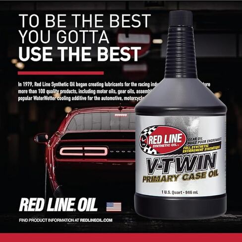 Primary Case Oil – Synthetic Formula for Motorcycles, UTVs, ATVs & Sportbikes – 1 Quart | 2 Pack in Kuwait
