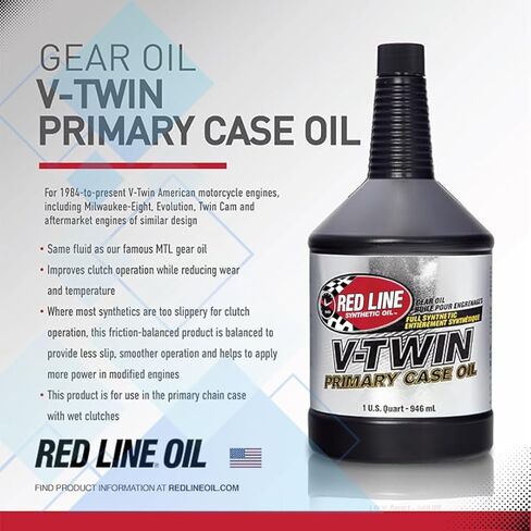 Primary Case Oil – Synthetic Formula for Motorcycles, UTVs, ATVs & Sportbikes – 1 Quart | 2 Pack in Kuwait