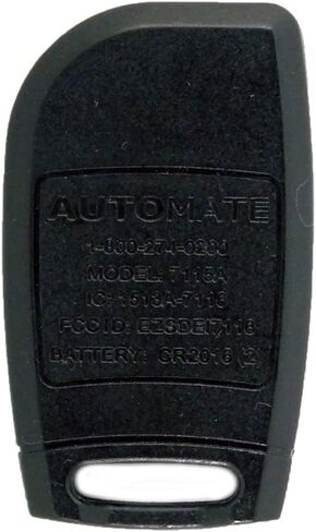 1-Button AUTOMATE (DEI) Keyfob Remote 7115A FCC ID EZSDEI7116 in Saudi Arabia