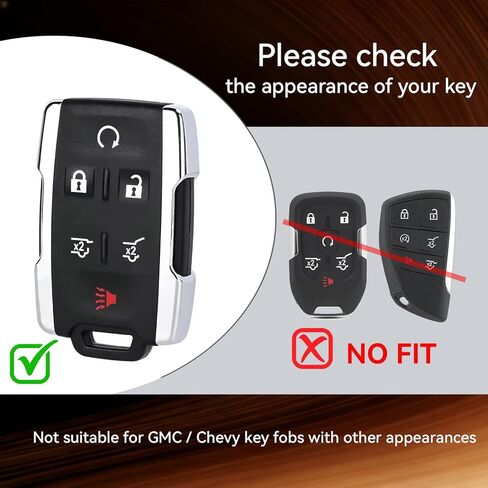 Remote Key Fob DIY Set for Chevy Suburban Tahoe GMC Yukon 2015 2016 2017 2018 2019 2020 Car Keyless Entry Remote Control M3N-32337100 for Chevrolet GM Car Owner Replace or Spare Key 6 Btn in Saudi Arabia