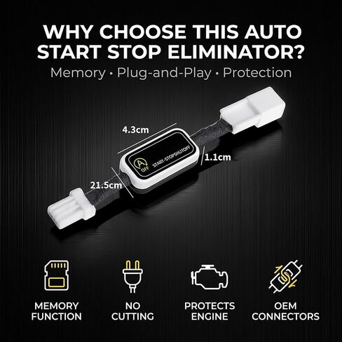 Auto Start Stop Eliminator for CRV2023-2026 – Plug and Play Auto Start Stop Disabler – Autostop Eliminator with Memory – Start Stop Disable Module in Kuwait