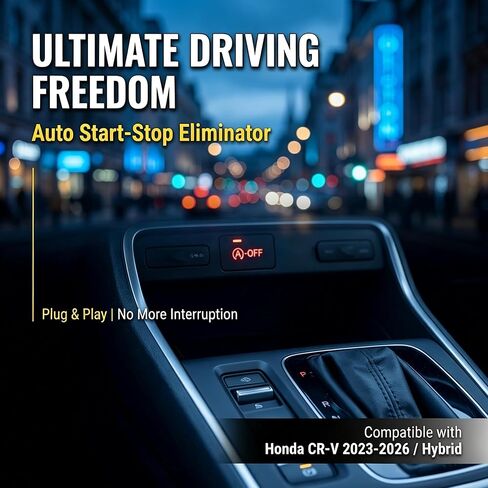 Auto Start Stop Eliminator for CRV2023-2026 – Plug and Play Auto Start Stop Disabler – Autostop Eliminator with Memory – Start Stop Disable Module in Kuwait