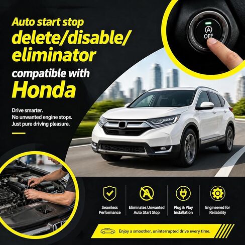 Auto Start Stop Eliminator for CRV2023-2026 – Plug and Play Auto Start Stop Disabler – Autostop Eliminator with Memory – Start Stop Disable Module in Kuwait