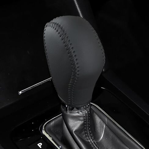 Genuine Leather Gear Shift Knob Cover for Subaru Forester 2019-2025 Ascent 2015-2019 Legacy 2015-2019 Outback Accessories in Saudi Arabia