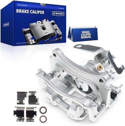 JC Whitney JFBAJCWBC00985 Rear Left Brake Caliper Assembly with Bracket - Compatible with Ford Transit-150 250 350&350 HD 2015-2019 in Kuwait