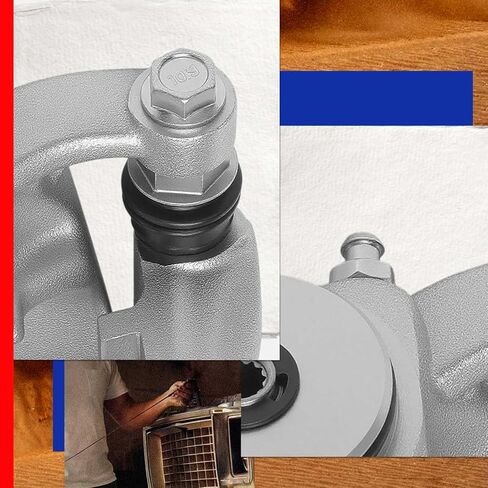 JC Whitney JFBAJCWBC00262 Rear Right Brake Caliper Assembly with Bracket - Compatible with Jeep Compass 2017-2023, Renegade 2015-2023, Dodge Hornet 2023-2024, Fiat 500X 2016-2023 in Kuwait