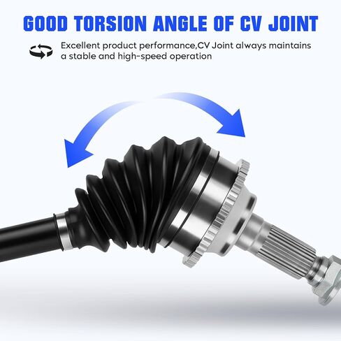 Front Left&Right CV Axle Shaft Set Fit for Ford Fusion for Mercury Milan 3.0L 2006 2007 2008 2009, for Lincoln Zephyr 3.0L 2006 (Only for Automatic), Replace for 66-8183 66-8182, 2 pcs CV Joint Shaft in Kuwait