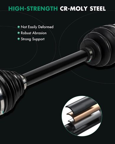 SCITOO Front Right CV Axle Drive Shaft Assembly Fit For Hyundai For Veloster 1.6L l4 2013-2017,For Kia Forte 1.6L l4 2014-2016,For Kia Forte5 1.6L l4 2014-2016 NCV37042 MT in Kuwait