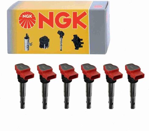 6 pc NGK Ignition Coils compatible with Audi Q7 3.0L V6 2011-2018 in Kuwait