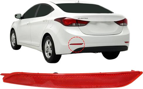APA Replacement for Rear Bumper Reflector Halogen Signal Lights 2021 2022 2023 Santa Fe with Bulb Included Passenger Right Side 92406S1520 HY2831103 in Kuwait