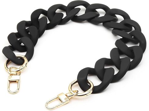 Purse Chain Acrylic Bag Chains Fashion Purse Charms Short Handle Purse Strap for Handbags（17.7inch） in Saudi Arabia