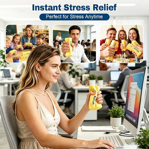 2pcs Butter Squishy Toy, Soft Slow Rising Butter Squeeze Fidget Toy, Portable Stress Relief Sensory Gifts for Teens Adults in Saudi Arabia