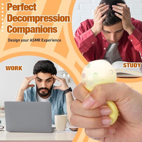 24 Pcs DIY Stress Ball Making Kit, Colorful Blank Stress Pressure Ball Skin Kit with Vacuum Evacuating Device & Expander Tool Make Your Own Fidget Pressure Balls for Adults(5 Colors) in Saudi Arabia