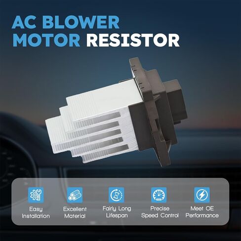 HVAC Blower Motor Resistor with Wire Harness Compatible with Hyundai Elantra Entourage Santa Fe Tiburon Replacement for Kia Amanti Sedona Sorento Relpace 972351E000, JA1794 in Saudi Arabia