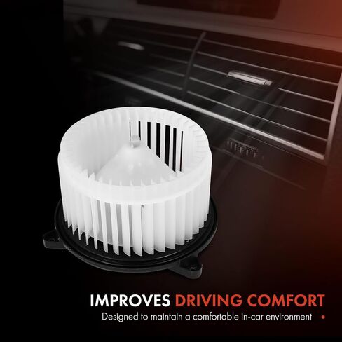 A-Premium HVAC Heater Blower Motor and Resistor Assembly Compatible with Cadillac Vehicles - SRX 2010-2016, AWD or FWD - Front, 2-PC Set in Kuwait