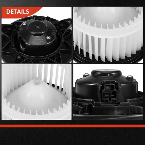 A-Premium HVAC Heater Blower Motor and Resistor Assembly Compatible with Cadillac Vehicles - SRX 2010-2016, AWD or FWD - Front, 2-PC Set in Kuwait