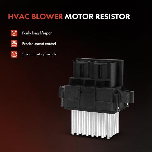 A-Premium HVAC Heater Blower Motor and Resistor Assembly Compatible with Cadillac Vehicles - SRX 2010-2016, AWD or FWD - Front, 2-PC Set in Kuwait