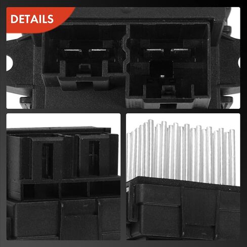 A-Premium HVAC Heater Blower Motor and Resistor Assembly Compatible with Cadillac Vehicles - SRX 2010-2016, AWD or FWD - Front, 2-PC Set in Kuwait