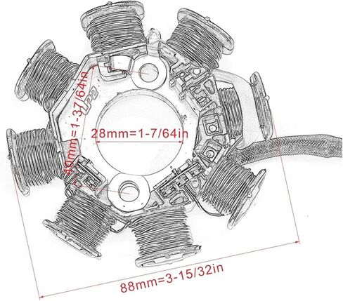 31120KPW9010 Ignition Stator Magneto Coil for ANF125T 2005-2006 ANF125 2003 2004 2005 2006 2007 in Saudi Arabia