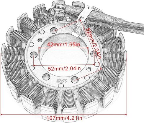 Motorcycle Stator Coil for AN250 250 1998-2002 AN400 400 1999-2002 32101-14F20-000 in Saudi Arabia