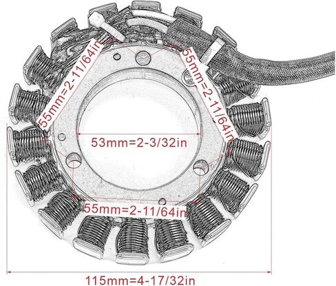 3210109F30 Ignition Stator Magneto Coil for LTA500 4WD 2002-2007 Magneto 3210109F40 in Saudi Arabia
