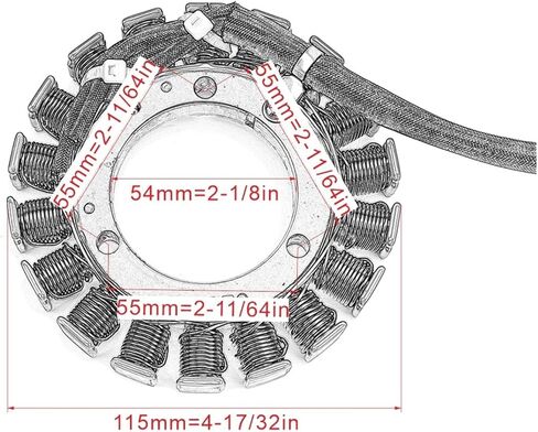 5UH-81410-00 Ignition Stator Magneto Coil for YFM350X YFM45FX 350 450 2WD 4WD YXR450 2P5-81410-00 in Saudi Arabia