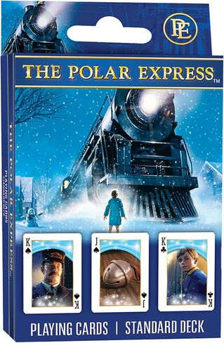 MasterPieces Family Games - The Polar Express Playing Cards - Officially Licensed Playing Card Deck for Adults, Kids, and Family in Saudi Arabia