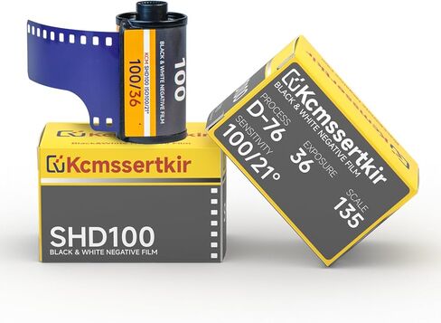 SHD 400, Black and White Print Film,ISO400,35MM,135-36 Exposures 3-Pack + Microfiber Cleaning Cloth in Saudi Arabia