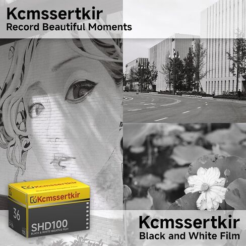 SHD 400, Black and White Print Film,ISO400,35MM,135-36 Exposures 3-Pack + Microfiber Cleaning Cloth in Saudi Arabia