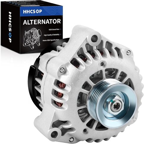 New Alternator Replacement for 2000 2001 2002 2003 2004 2005 Chevy Silverado Suburban Astro Tahoe GMC Sierra Yukon Cadillac 4.3 4.8 5.3 6.0L Replace 8247N 10464451 10480326 15755616 19244728 19244731 in Kuwait