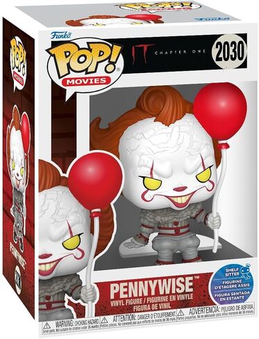 Funko Pop! Movies: IT2 - Pennywise - Shelf Sitter - Collectable Vinyl Figure - Gift Idea - Official Merchandise - Toys for Kids & Adults - Disney Fans - for Collectors and Display in Kuwait