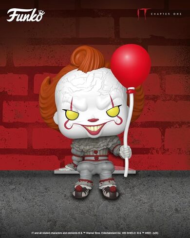 Funko Pop! Movies: IT2 - Pennywise - Shelf Sitter - Collectable Vinyl Figure - Gift Idea - Official Merchandise - Toys for Kids & Adults - Disney Fans - for Collectors and Display in Kuwait