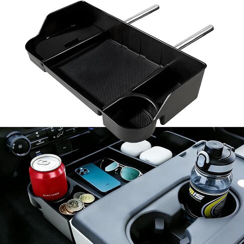 Center Headrest Organizer Tray Fit For Ford F150 F250 F350 F450 F550 F650 2011-2025 2026 Storage Compartment With Anti-Slip Mat Center Console Organizer for Ford F Accessories [Only for Jump Seat] in Saudi Arabia