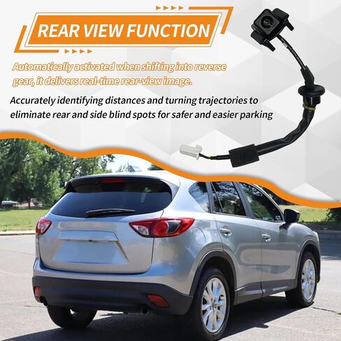 K015-67-RC0A Rear Backup Camera Compatible with 2013-2016 Mazda CX-5 Reverse Camera Replace K01567RC0A MA1960108 K01567RC0, Park Assist Cameras in Saudi Arabia