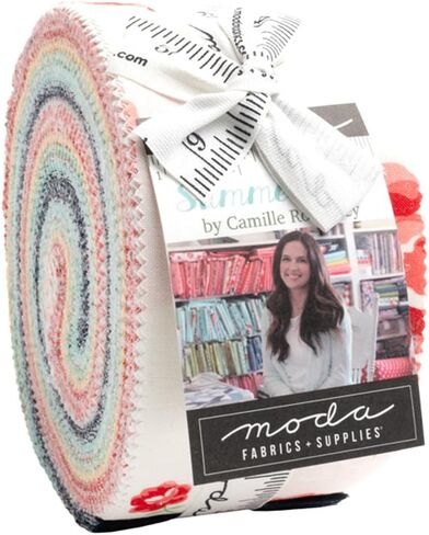 Camille Roskelley Summertime Jelly Roll 40 2.5-inch Strips Moda Fabrics 55320JR in Kuwait