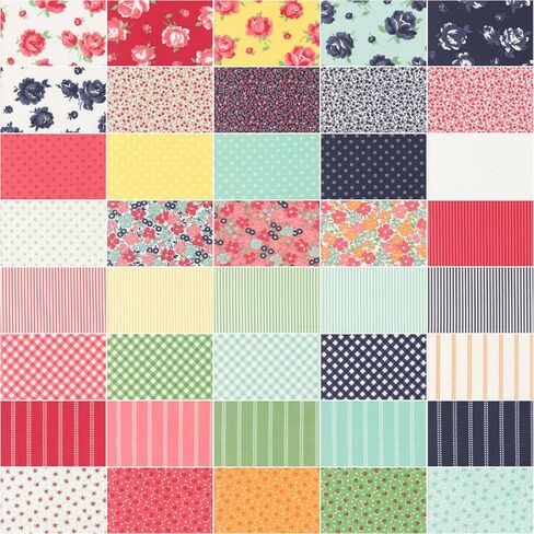 Camille Roskelley Summertime Jelly Roll 40 2.5-inch Strips Moda Fabrics 55320JR in Kuwait