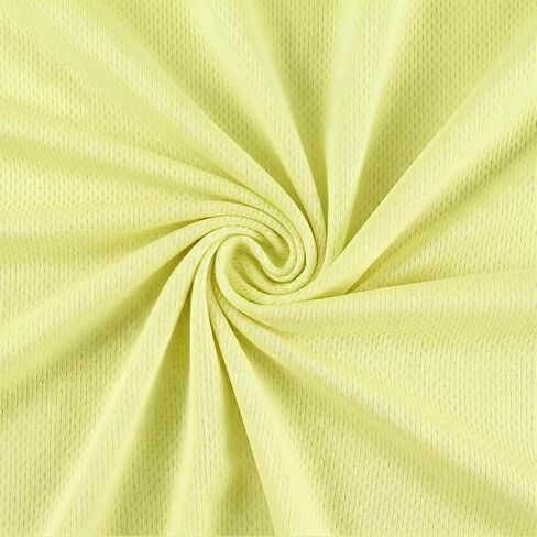 Q&J Fabric Co. 65'' Wide Pro Mesh Medium Weight 1 Yards Jersey Fabric by The Yard Grey, Air Hole Quick Drying Athletic Mesh Fabric Breathable for Sewing T-Shirt Soccer Basketball Uniforms in Saudi Arabia