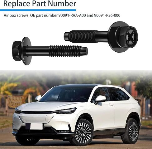 2 Pack Air Cleaner Fastener Air Filter Bolt Screws fits for Honda Accord Civic CR-V OE Replacement 90091P36000, Air Filter Housing Fastener in Kuwait