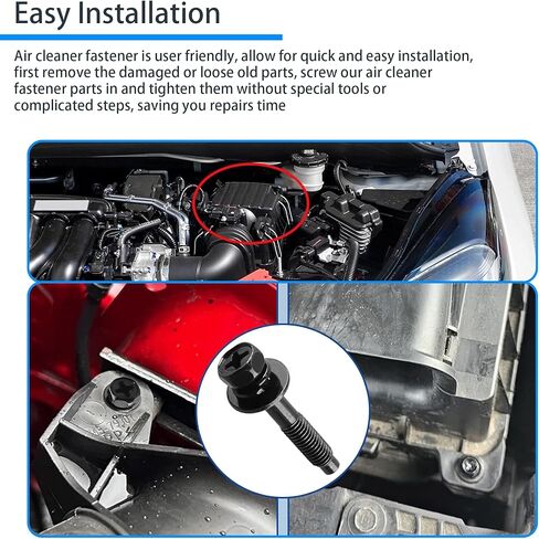 2 Pack Air Cleaner Fastener Air Filter Bolt Screws fits for Honda Accord Civic CR-V OE Replacement 90091P36000, Air Filter Housing Fastener in Kuwait