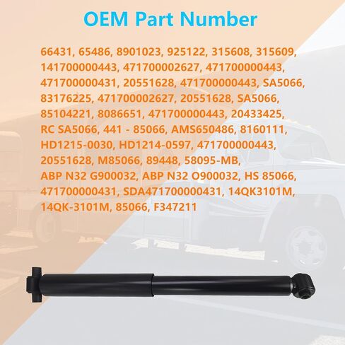 85066 ممتص الصدمات الخلفي 2 حزمة لسلسلة Mack CHN CX CXN وفولفو VN VNL VT، استبدال الشاحنات الثقيلة والجرار 14QK-3101M، 20551628 in Kuwait
